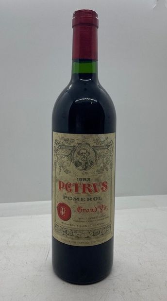 1 bottle of PETRUS Pomerol 1983, stained...