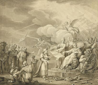 null 18th century GERMAN school

Allegory of the victories of Austria over the Ottomans...