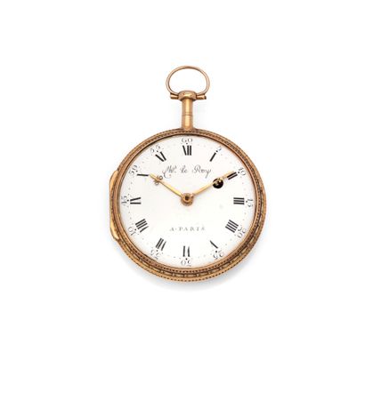 null Charles LE ROY - Paris début XIXe siècle.
Importante montre de poche, le boîtier...