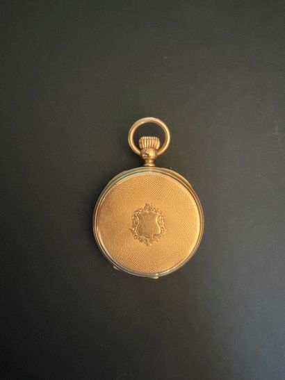 Pocket watch, the case decorated with an...