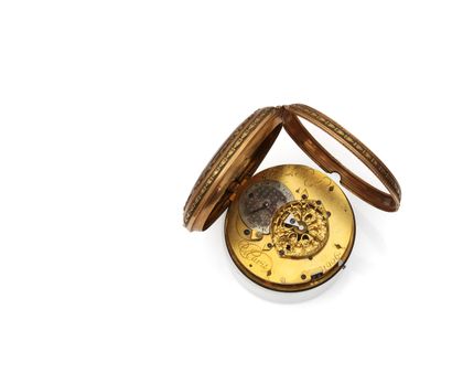 null Charles LE ROY - Paris début XIXe siècle.
Importante montre de poche, le boîtier...