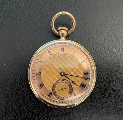 null L. LEROY & Cie
Pocket watch, the case and the bowl in yellow gold, guilloche...