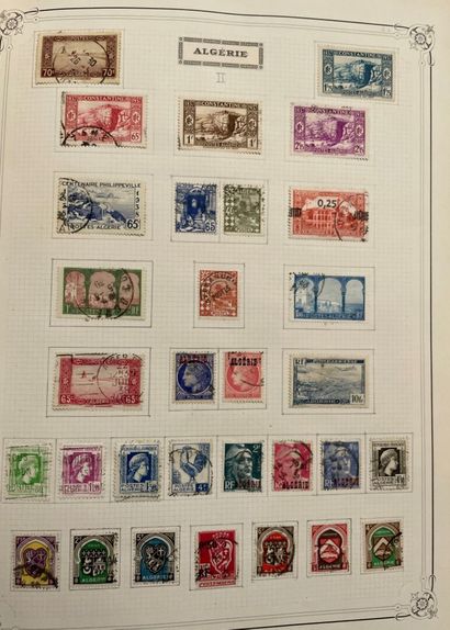 null Collection de timbres français et étrangers (albums et vrac)