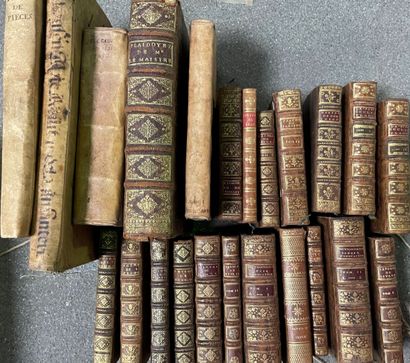 null Large lot of bound books from the 18th to the 20th century, paperback books,...