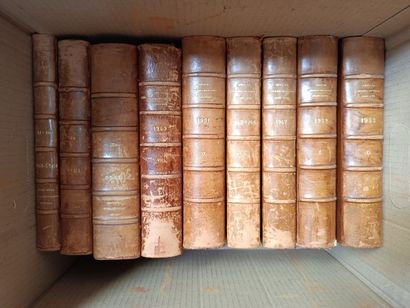 null Strong lot of bound books mainly from the XVIIIth and XIXth century.