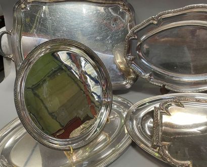 null Lot of silver plated metalware.