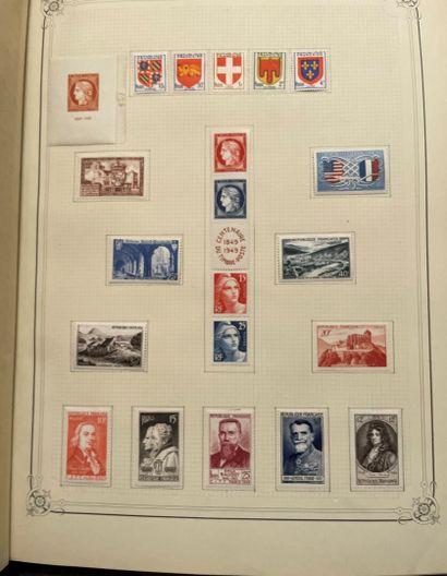 null Collection de timbres français et étrangers (albums et vrac)