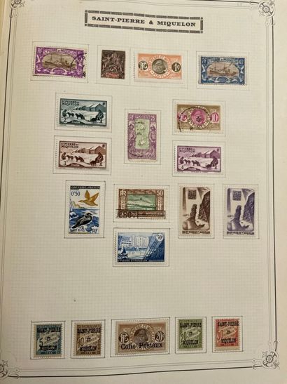 null Collection de timbres français et étrangers (albums et vrac)