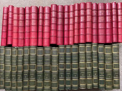 Large lot of bound books including Victor...