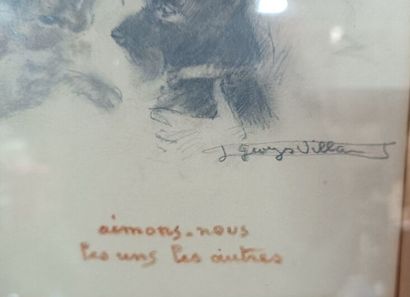 null Georges VILLA (1833-1965)

Let's love each other

Drawing in the lead signed...