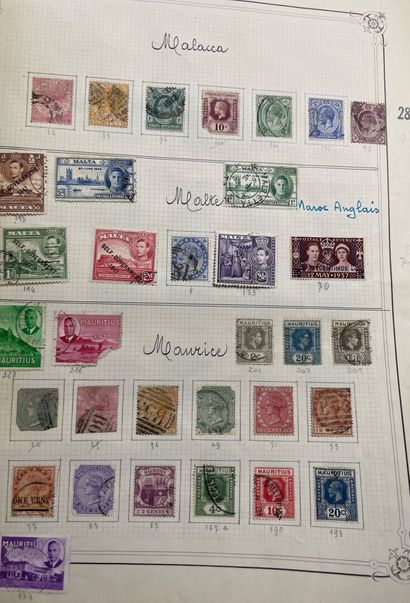 null Collection of French and foreign stamps (albums and bulk)