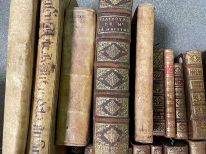 null Fort lot de livres reliés reliés XVIIIème au XXème siècle, livres brochés, livres...