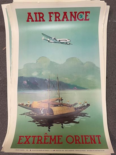 null AIR FRANCE

-13 posters "Far East" by Guerra 1950

-2 posters "North Africa"...
