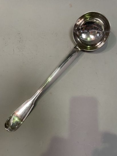 null Important silver ladle model with net 1809-1818.

Goldsmith's hallmark : Leonard...