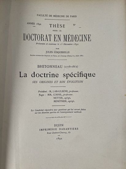 null LOUVEL, Georges - Etude sur Jacques de Marque chirurgien (1571-1622) et analyse...