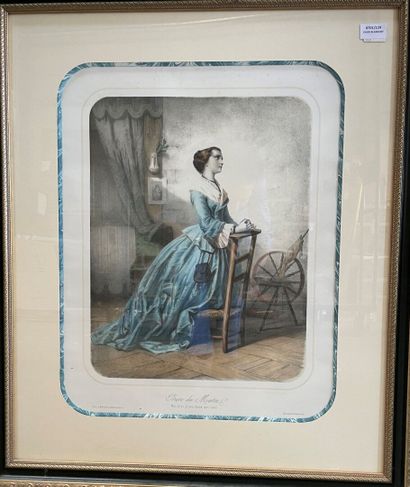 null Lot of framed pieces, engravings, watercolors etc
