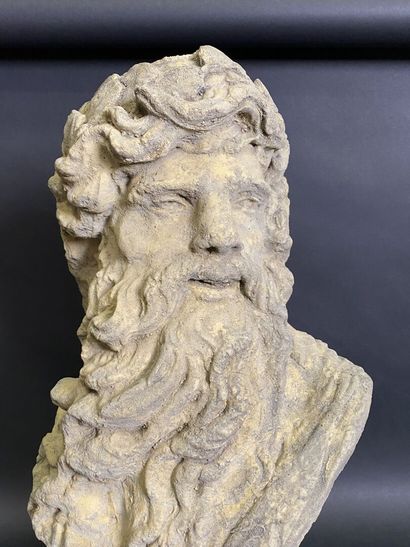 null Bust of a bearded man in reconstituted stone. 



In the taste of the XVIIth...