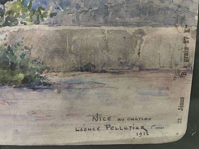 null Léonce PELLETIER (1869-1950)

Nice au château

Aquarelle signée, située et datée...