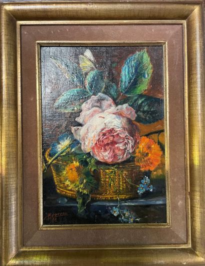 null Lot of paintings and framed pieces: canvas, pastels etc