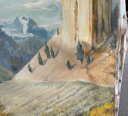 null Paul FEUERBACH (1909-2000)

Moisson dans les Alpes

Huile sur toile, signée...