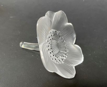 null LALIQUE

Flower in opaline crystal.

Signed at the point on the stem

Length...