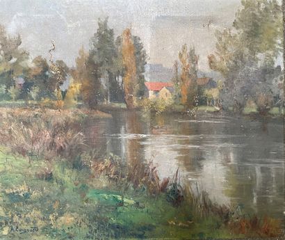 Lot of paintings and framed pieces: canvas,...