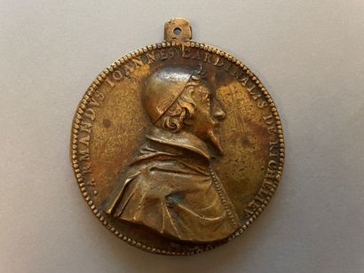 null The Cardinal of Richelieu, medal by Jean Warin, 1630 Paris. 

Later cast but...
