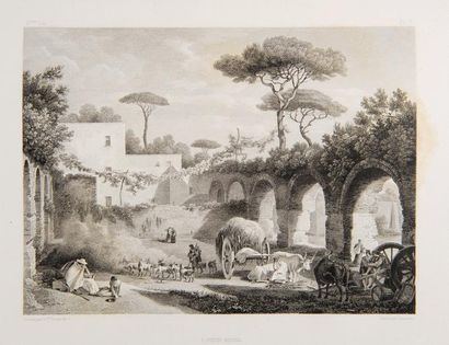 TURPIN DE CRISSÉ Lancelot-Théodore de Souvenirs du golfe de Naples. Paris, 1828;... Gazette Drouot