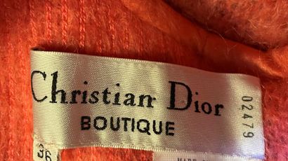 null Christian DIOR Boutique n°02479
Jacket in mohair and coral wool, front with...