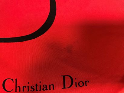 null Christian DIOR
Lot of four printed silk squares - greeting card by Marc BOHAN,...