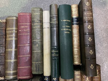 null Lot de livres reliés, principalement in-8° et in-12°.
Fin du XVIIIème à début...