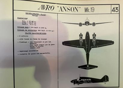 null Deux carnets militaires de silhouettes d'avion anglais et américains.
Edition...