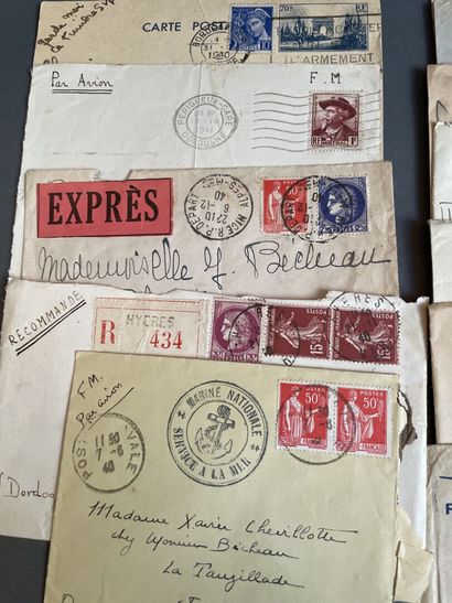 null Stamp collection and correspondence: France and abroad.