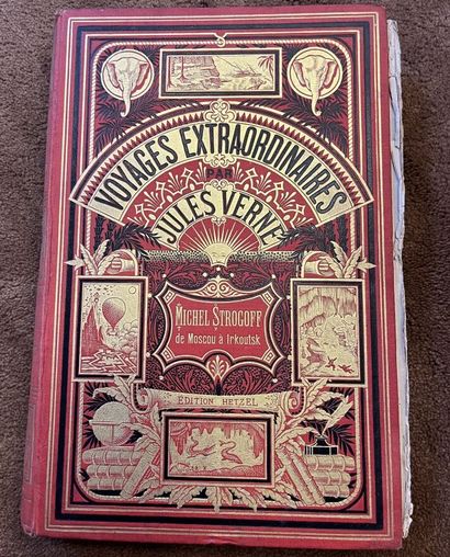 null VERNE Jules 
Voyages extraordinaires
Edition Hetzel. 
Accidents