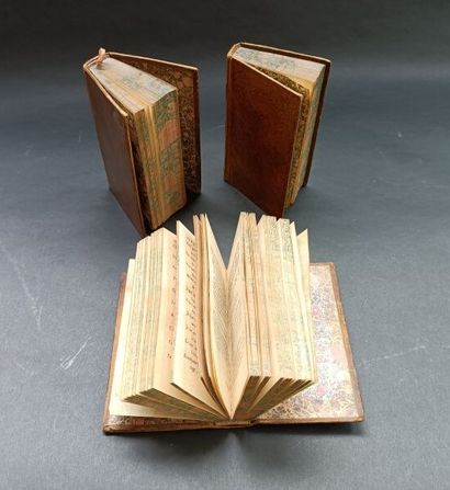 La Fontaine: Fables, 1709, 4 volumes in 3...