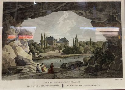 null Ecoles XIXème siècle
"Vue du port de Cadix vers l'orient"
"Le Château de Plessis...