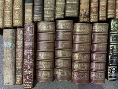 null Lot of bound books, mainly in-8° and in-12°.
Late 18th to early 20th century....