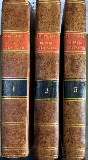 null CHATEAUBRIAND (A. de) : Itinéraire de Paris à Jérusalem. 1811
Trois volumes...
