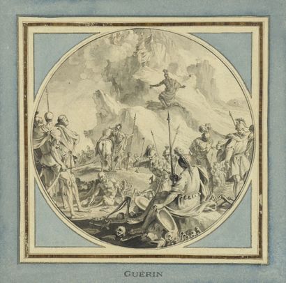 null Attribué à Pierre Narcisse GUERIN
(1774 – 1833)
Scène de bataille antique
Plume...