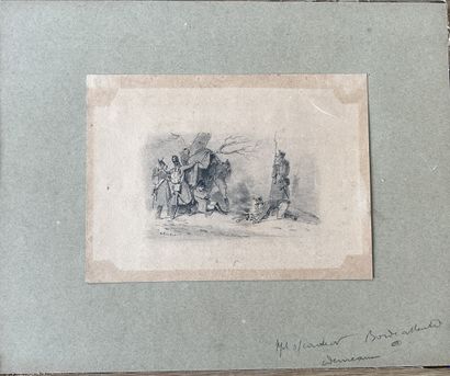 null Nicolas Toussaint CHARLET
(Paris 1792 – 1845)
Napoléon et ses grognards sur...