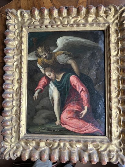 null Attributed to Pietro FACCINI 
(About 1562 - 1602)
Jesus supported by the Angel
Copper
29...