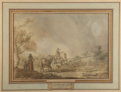 null École FRANÇAISE vers 1810,
entourage de Joseph SWEBACH DESFONTAINES
Le convoi...