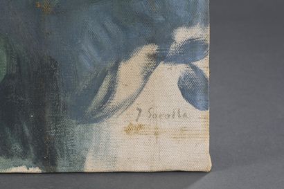 null Joaquin SOROLLA Y BASTIDA (1863-1923)
The white roses, 1916-1919
Oil on canvas,...