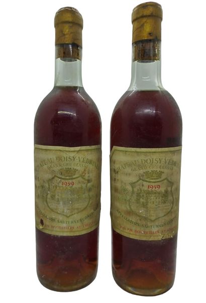 2 bouteilles de Château DOISY-VEDRINES Grand...