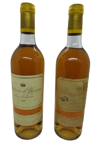 2 bouteilles de Château d'YQUEM Sauternes...