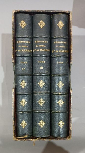 null Mémoires du général Marbot, trois volumes dans leur emboitage.

On joint : 
Huit...