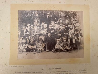 null Album "Souvenir des ostensions de Saint-Junien, 1890
album with 24 photographs,...