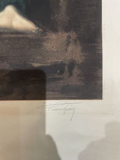 null Deux lithographies :
-Michel CIRY
Arlequin
Signé dans la planche
63 x 44 cm
-WERMEQUIN
Femme...