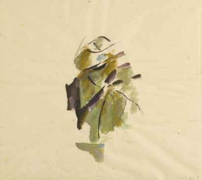 Miklos BOKOR (1927-2019)
Study, 1976
Watercolor...