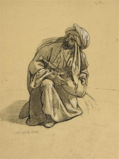 Antoine MONTFORT (1802-1884)
Guerrier arabe...